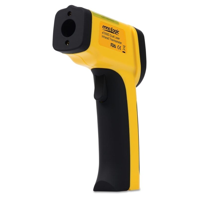 eT650D infrared thermometer barrel view