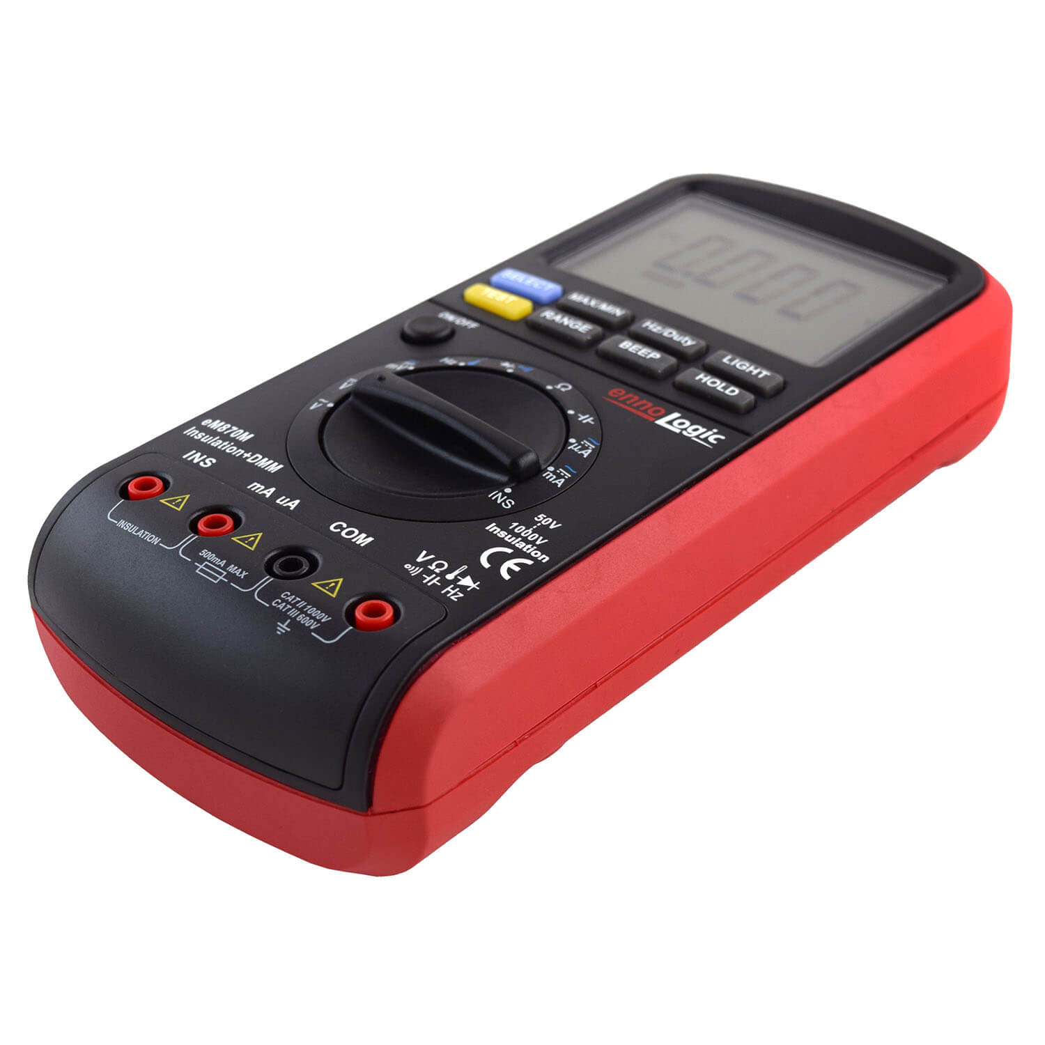 insulation tester megohmmeter 45 degree view