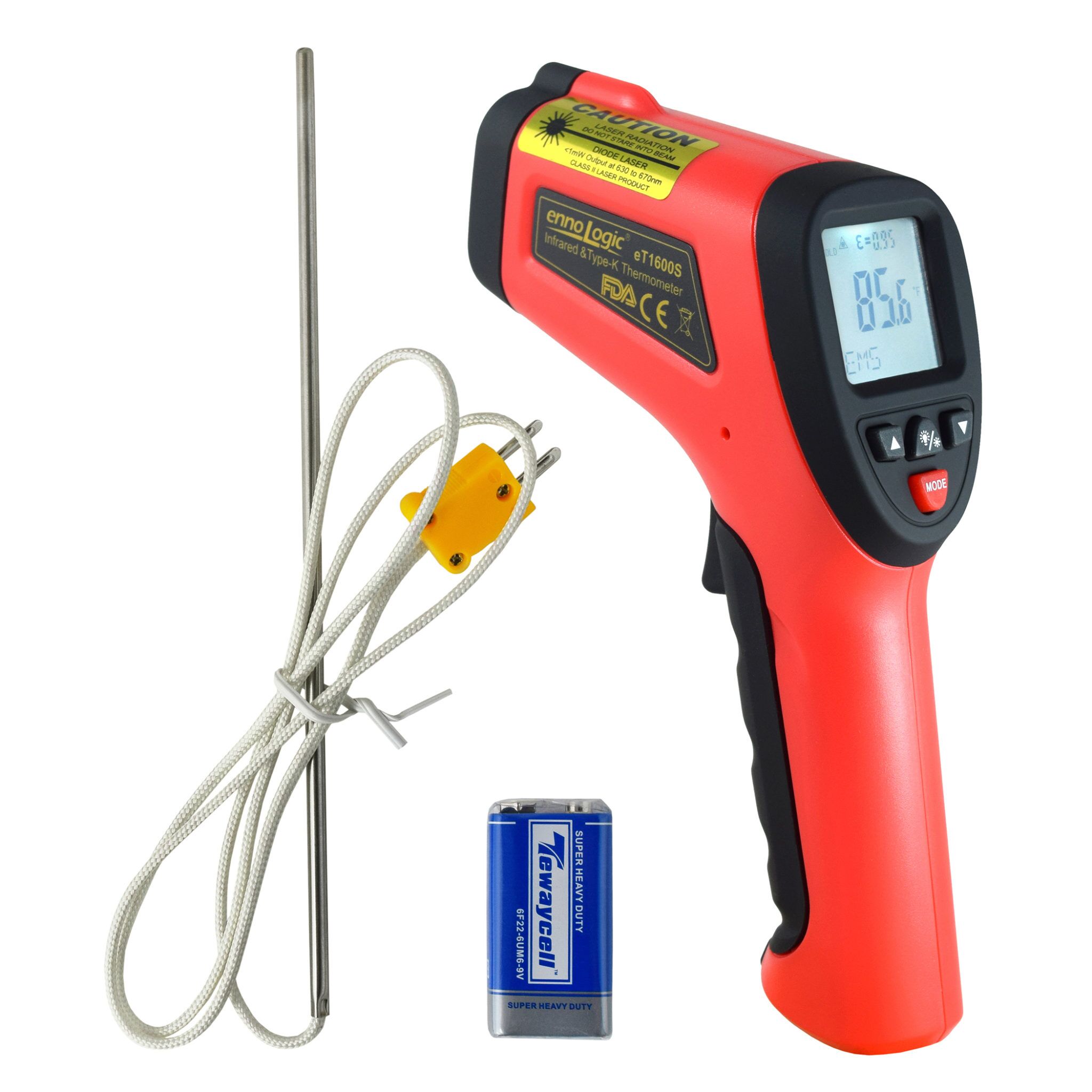 High-Temperature Infrared Thermometer eT1600S
