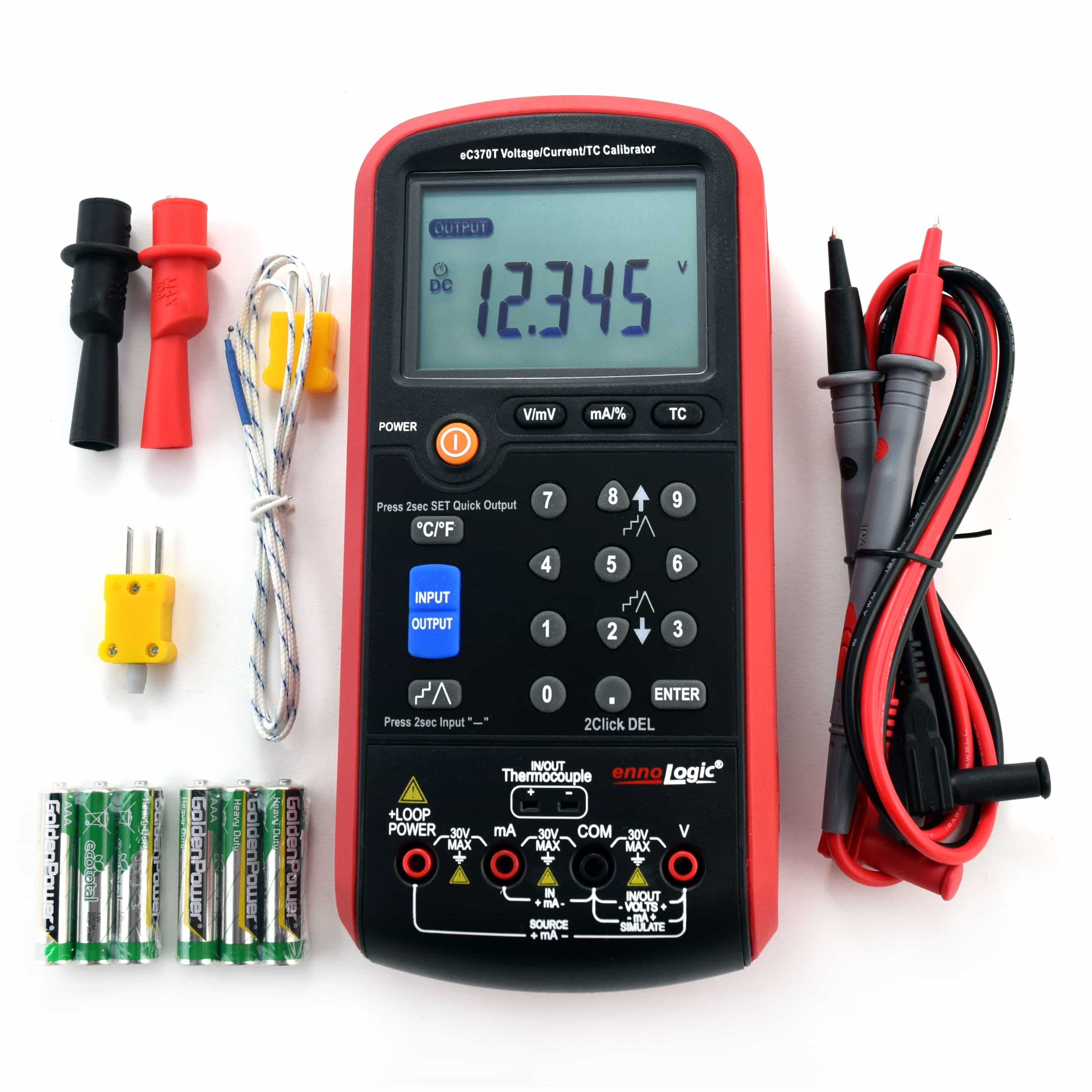 Volt mA Thermocouple Calibrator eC370T
