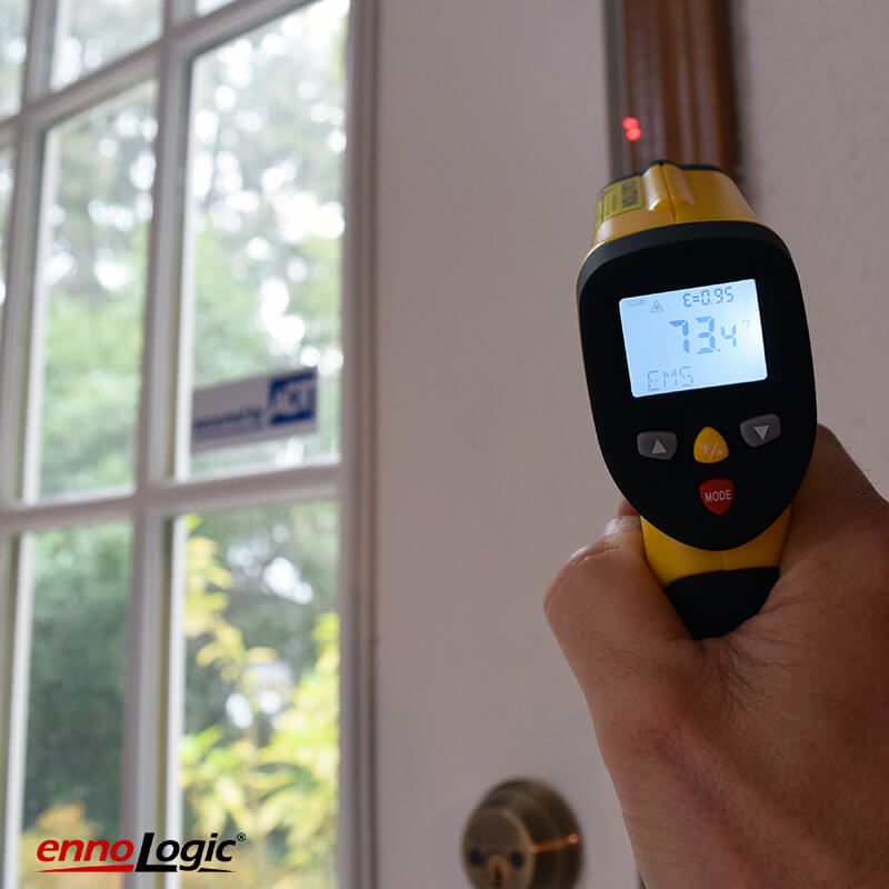 Use an Infrared Thermometer to Easily Spot Heat Leaks in Your House