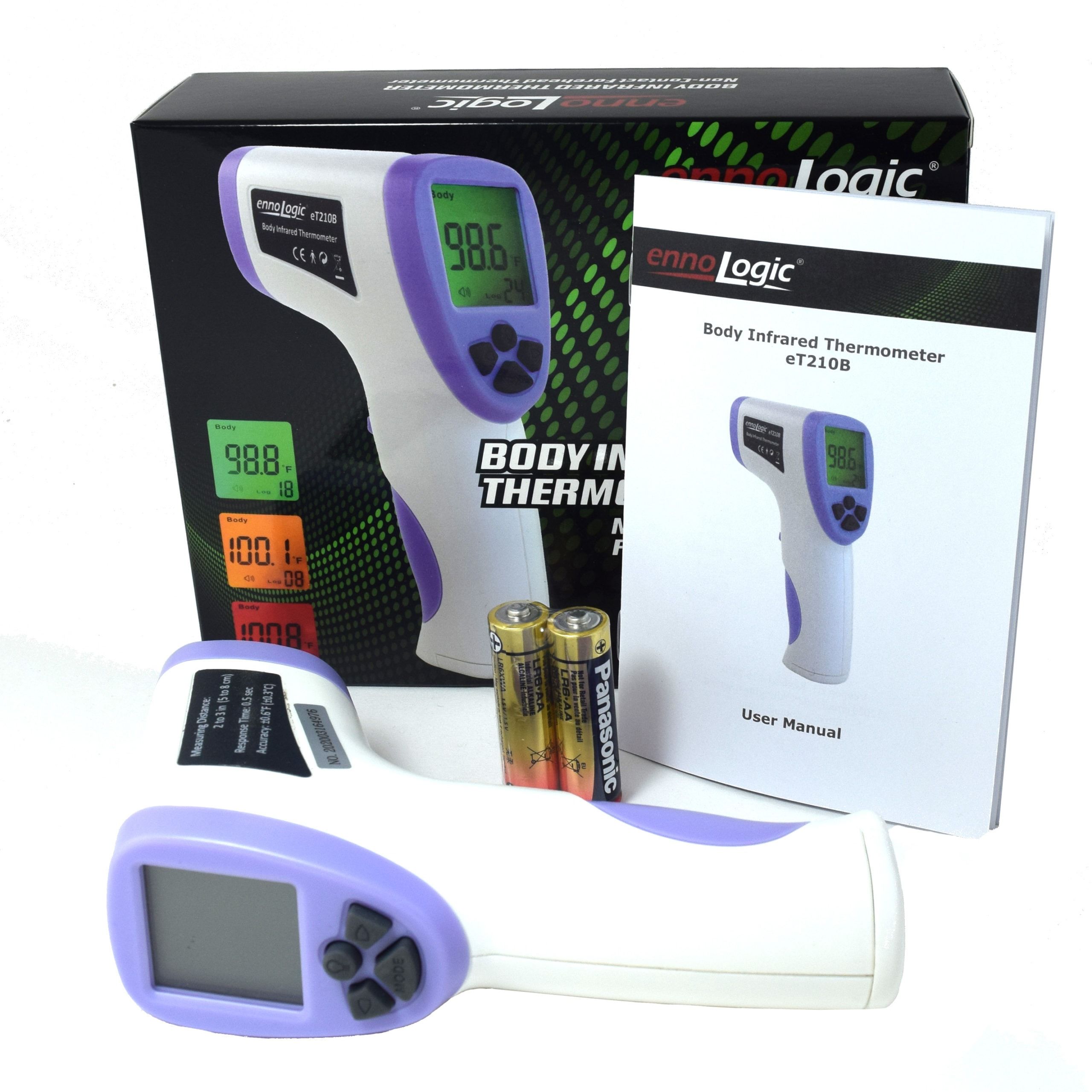 Details about   LCD Digital Infrared Thermometer Non-contact Temperature Ear Forehead Meter BE 